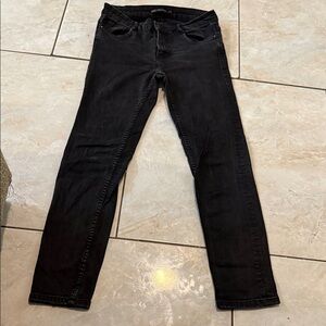Zara Men's Dark Charcoal Skinny Jeans